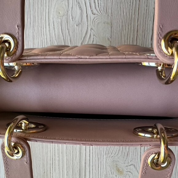 Lambskin Cannage Small My ABCDior Lady Dior Fard - Picture 9 of 16